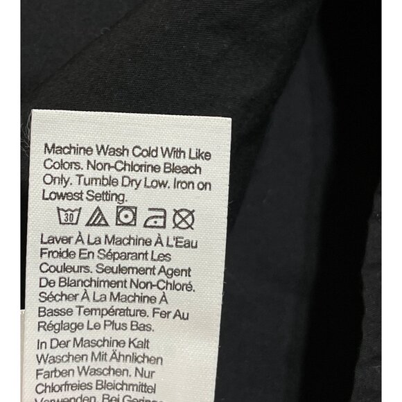 J. Crew V-neck Dress Eyelet Trim Cotton Black XXL Ruffle - Picture 8 of 8